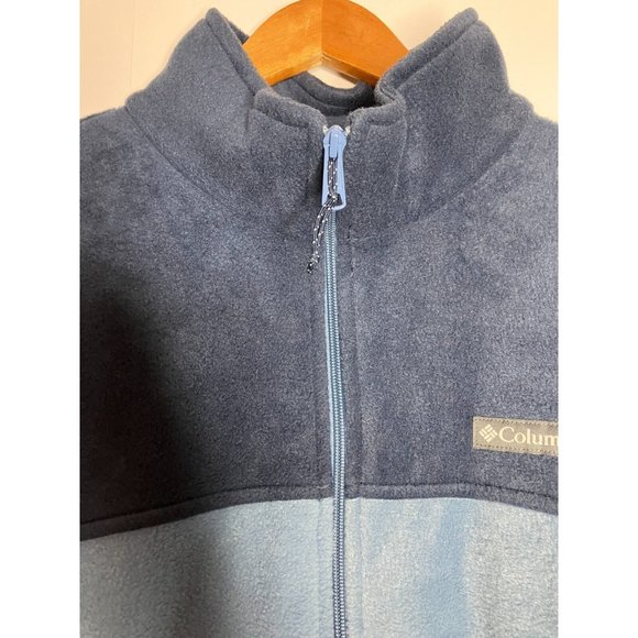 Columbia Men's 2XL Blue Fleece Full Zip Sweater New - Picture 5 of 10